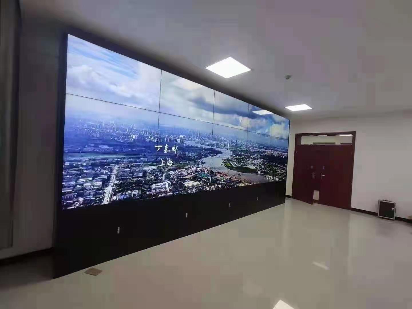 北仑拼接屏-55寸京东方液晶拼接屏3X4案例展示